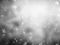 Snow Flakes Background Loop - Soft Grey (Full HD) Stock Footage