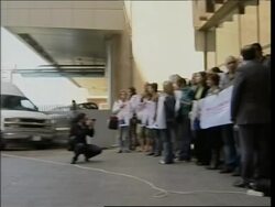 Rally for kidnapped BBC journalist Alan Johnston News Clip