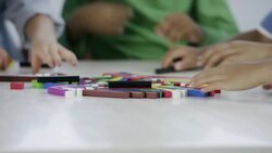 Children Sharing and Playing Stock Footage