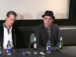 Celebrity Big Brother Winner's Press Conference Stock Footage