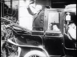 Mr Eiffel, President Armand Fallires, 1900s, Paris at turn of century. Shots of hunting party and government officials. Stock Footage