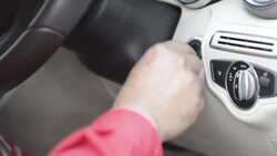 Towing car Stock Footage