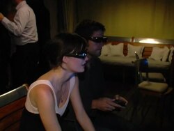 Adrian Grenier at the Mercedes-Benz Exclusive Preview Of The 2011 SLS AMG In Grand Turismo 5 at Los Angeles CA. (Footage by WireImage Video/GettyImages) Stock Footage