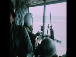 SYND 4/4/70 SOUTH VIETNAMESE SOLDIERS BOARD HELICOPTERS TO LAUNCH AN ASSAULT ACROSS THE CAMBODIAN BORDER News Clip