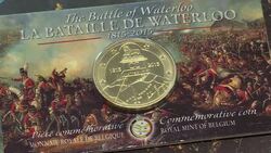 CLEAN : Belgium snubs France with euro coin marking Napoleon defeat News Clip