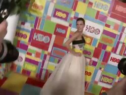 Allison Williams at HBO's Official 2014 Emmy After Party Stock Footage