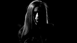 Sexy woman holding gun Stock Footage