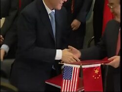 Former president signs Aids drugs agreement News Clip