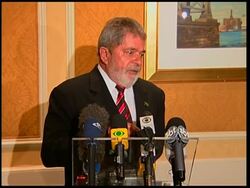 Brazil president Lula on Honduras and Iran News Clip