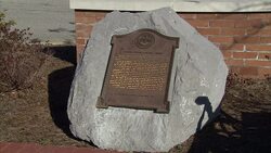 Memorial plaque to Atticus Finch in Monroeville News Clip