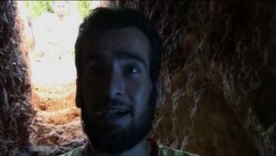 Residents take cover from bombing in small town near Homs News Clip