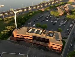 AERIAL, View of Boston, Massachusetts, USA Stock Footage