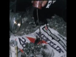 SYND 11-4-72 AFTERMATH OF BOMB EXPLOSION ON ARGENTINE AIRLINE OFFICE IN ROME News Clip