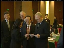 WRAP Opening of talks, Hill comment; other envoys comment News Clip