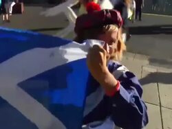 Tennis Fans Watching Australian Open Final News Clip