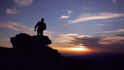 Reaching The Top Stock Footage