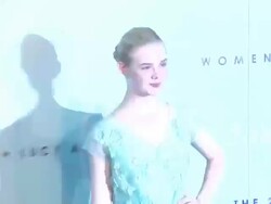 Elle Fanning at the 2011 Women In Film Crystal + Lucy Awards Sponsored By Pandora And Max Mara at Beverly Hills CA. (Footage by WireImage Video/Getty Images Entertainment Video) Stock Footage