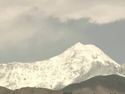View of the Himalaya mountains Stock Footage