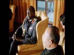 SYND22/04/72 UGANDA CHINESE AMBASSADOR MEETS AMIN News Clip