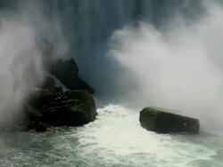 Niagara Falls Close Up Stock Footage
