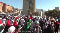 Hundreds march in Cape Town denouncing Israel Instructional Video