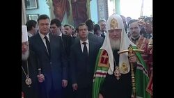 CLEAN: Russian and Ukrainian leaders visit Chernobyl News Clip