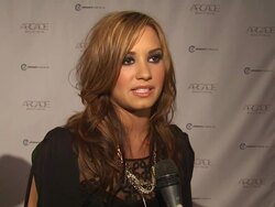 INTERVIEW: Demi Lovato about supporting the event, other charities and causes she supports... (Footage by WireImage Video/GettyImages) Stock Footage