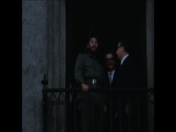 SYND 13-11-71 FIDEL CASTRO AND SALVADORE ALLENDE TOUR SANTIAGO News Clip