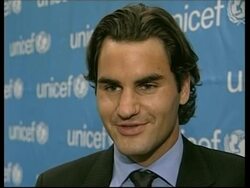 Shakira presents Roger Federer with the title of Goodwill Ambassador News Clip