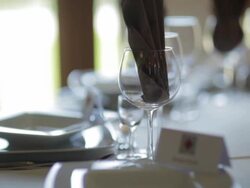 Decorated Wedding table - Stock Footage Stock Footage