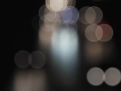 Defocused of Car's light. Stock Footage