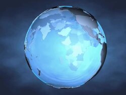Loop Blue Earth Stock Footage