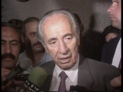 Egypt/Gaza - Peres On His Meeting With PLO News Clip