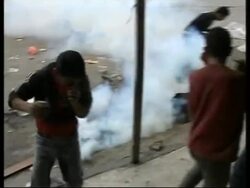 Palestinians protest Israeli airstrikes on Gaza, clash with security forces News Clip