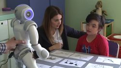 Robot provides therapy for autistic children Instructional Video