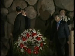 UK PM Brown tours Yad Vashem Holocaust memorial as part of Mideast trip News Clip