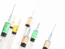 HD DOLLY: Syringes Stock Footage