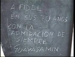 Ecuador artist exhibition celebrates Castro's 80th birthday News Clip