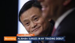 Alibaba Surges in Trading Debut After Record-Breaking IPO News Clip