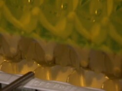 Close up of machine packaging eggs. Stock Footage