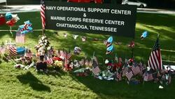 Four Marines and One Sailor Killed In Military Center Shootings In Chattanooga, Tennessee Stock Footage