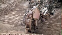 Brown Coal Mining. Stock Footage