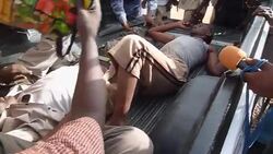 CLEAN : Hundreds of exhausted migrants arrive in Sudan News Clip