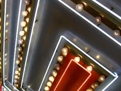 HD 1080i Las Vegas Neon Lights flickering 11 Stock Footage