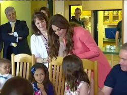 The Duchess of Cambridge visitS Naomi House Children's Hospice, Hampshire, to celebrate Children's Hospice Week 2013 News Clip
