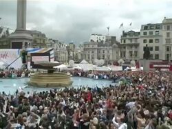London Announced as 2012 Olympics Host Stock Footage