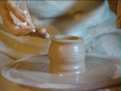 Work with clay. Stock Footage