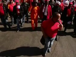 Focus Surrounds The Hospital Where Nelson Mandela's Condition Is Said To Be Critical Stock Footage