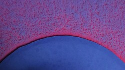 Blue World, Pink Atmosphere Stock Footage