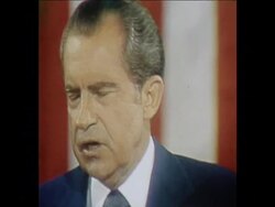 SYND 31-1-74 NIXON MAKING STATE OF THE UNION ADDRESS News Clip